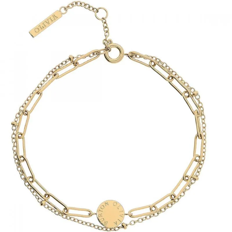 Olivia Burton Gold Classic Illusion Stacking Bracelet 24100066