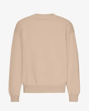 Organic Oversized Crew - Oyster Grey