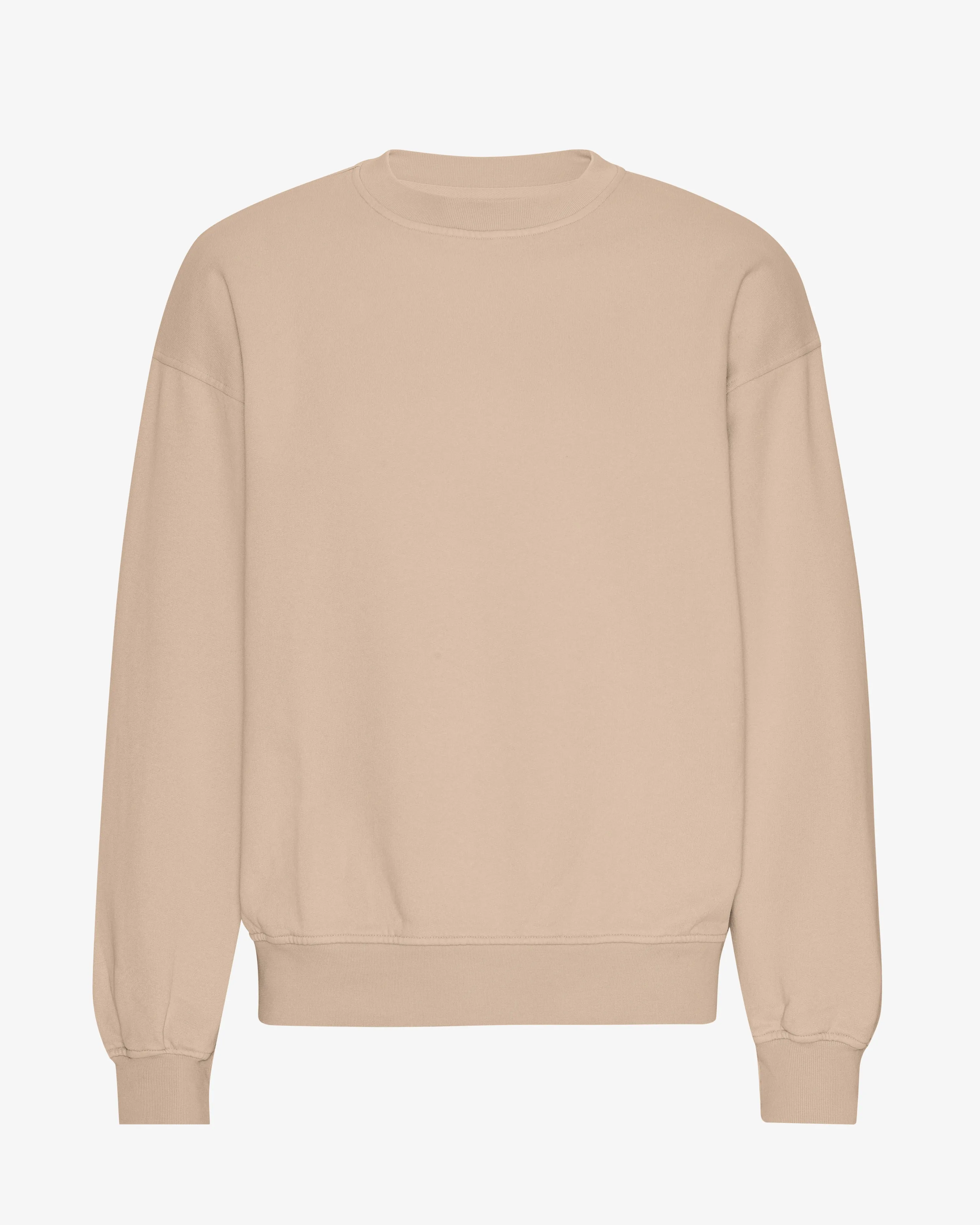 Organic Oversized Crew - Oyster Grey