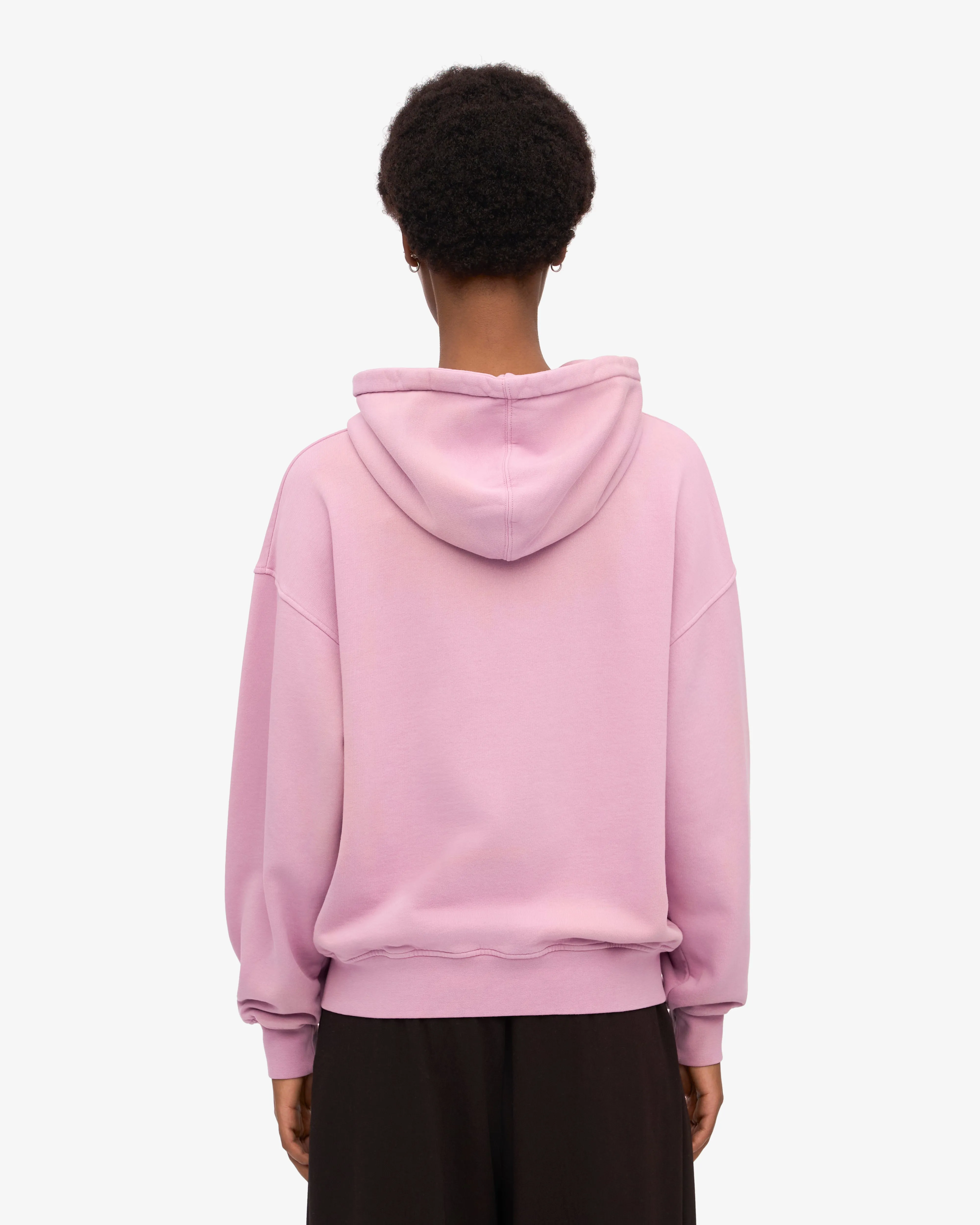 Organic Oversized Zip Hood - Cherry Blossom