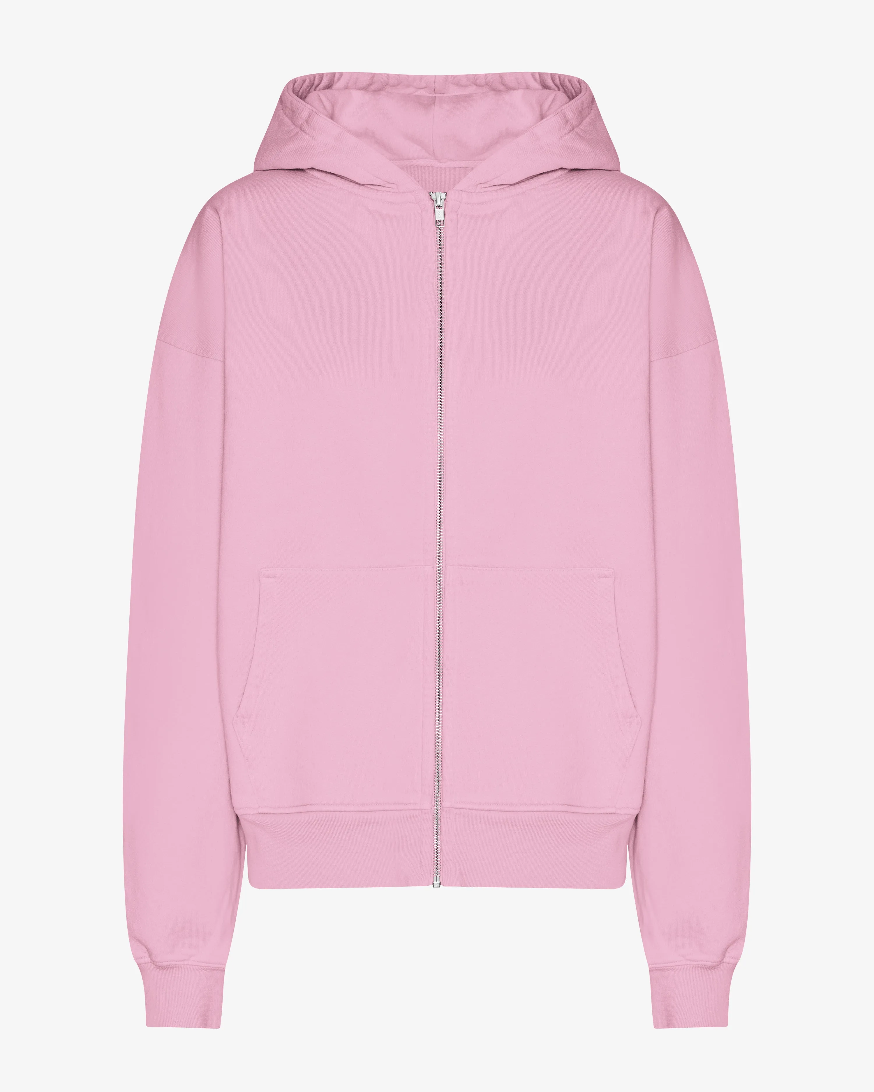 Organic Oversized Zip Hood - Cherry Blossom