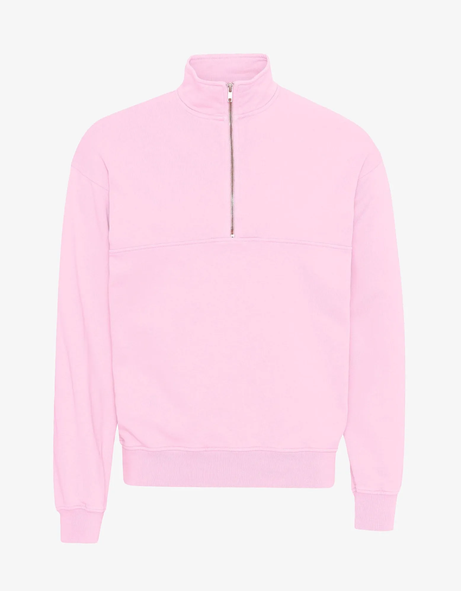 Organic Quarter Zip - Flamingo Pink