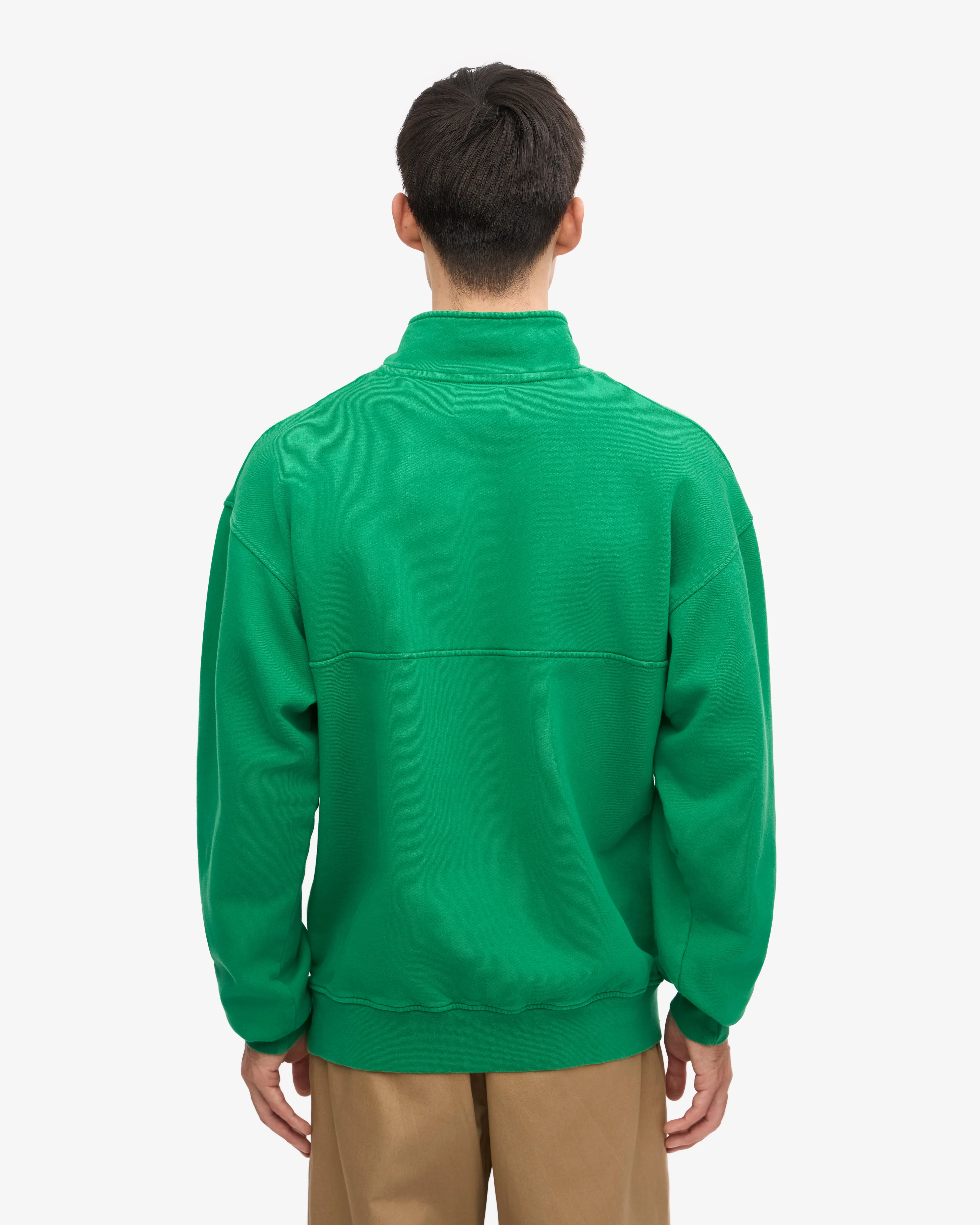Organic Quarter Zip - Kelly Green