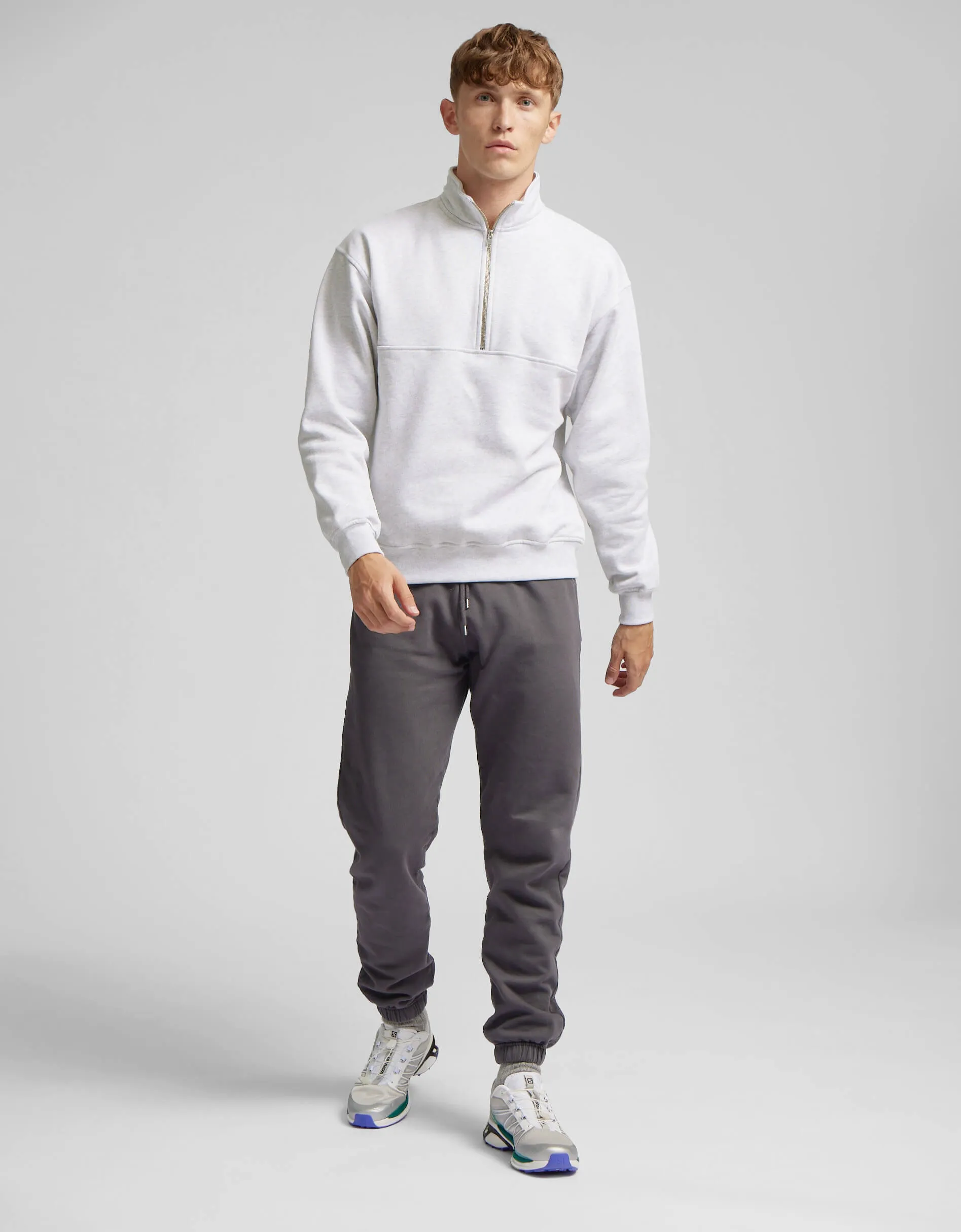Organic Quarter Zip - Kelly Green