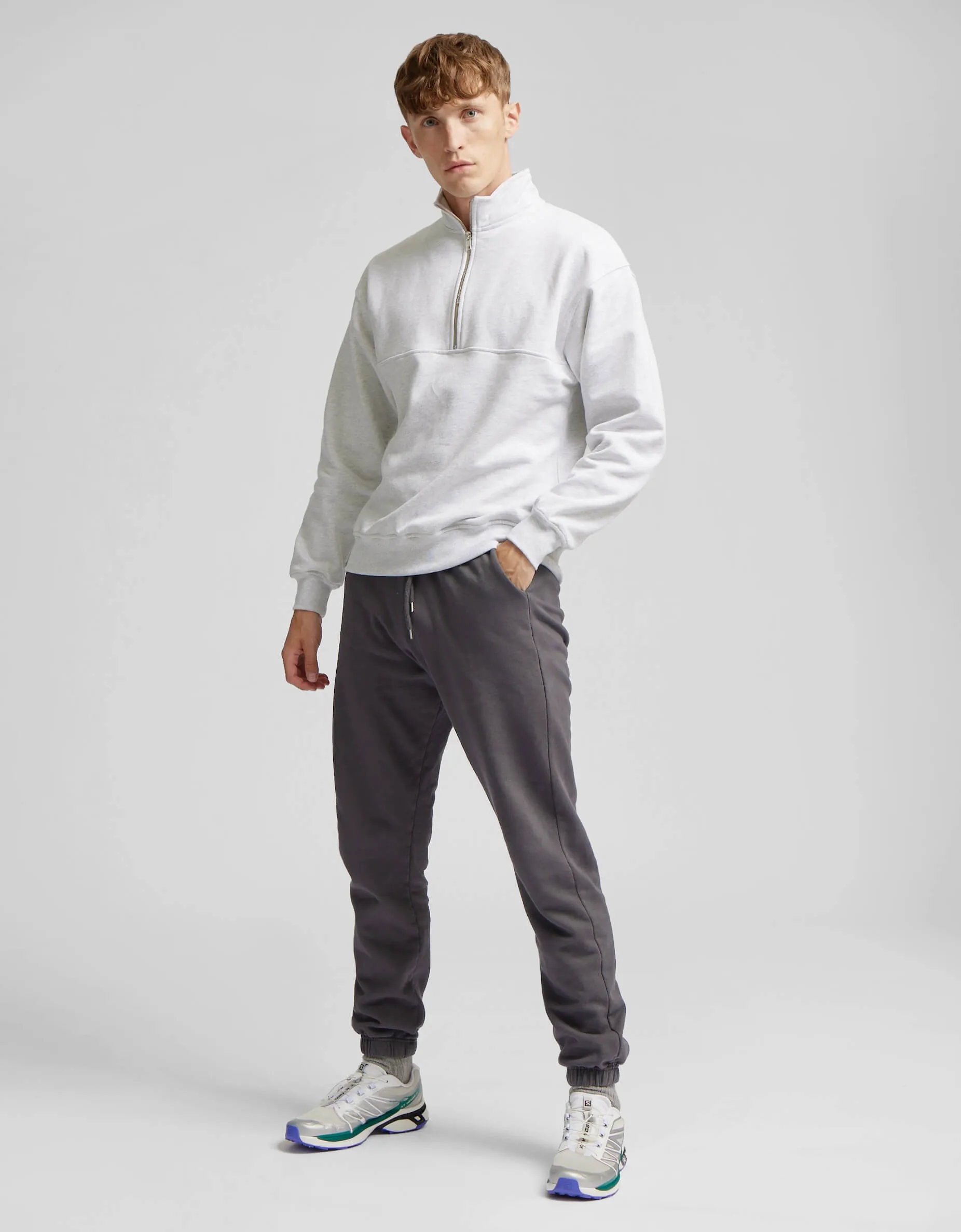 Organic Quarter Zip - Kelly Green