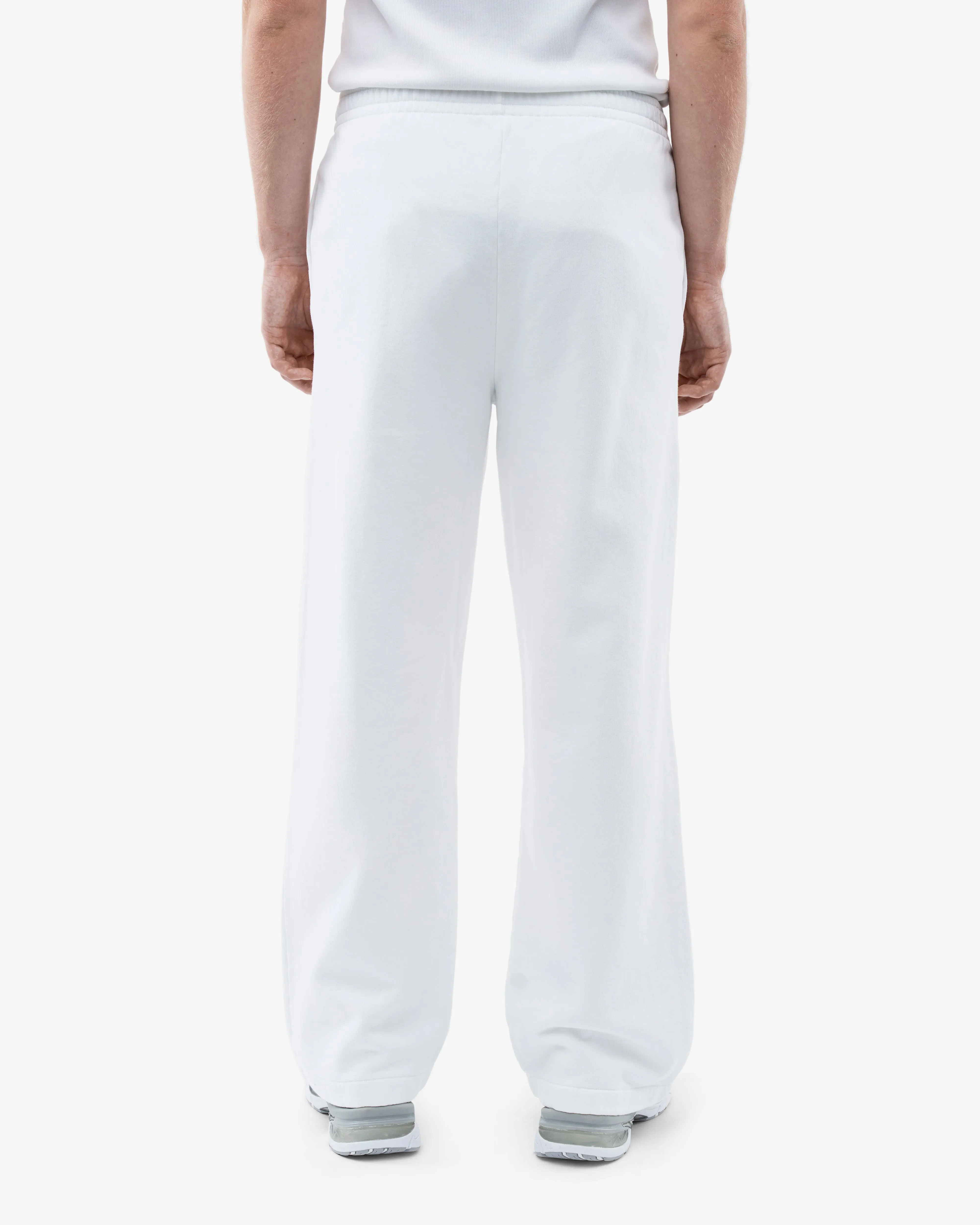Organic Straight Leg Sweatpants - Optical White