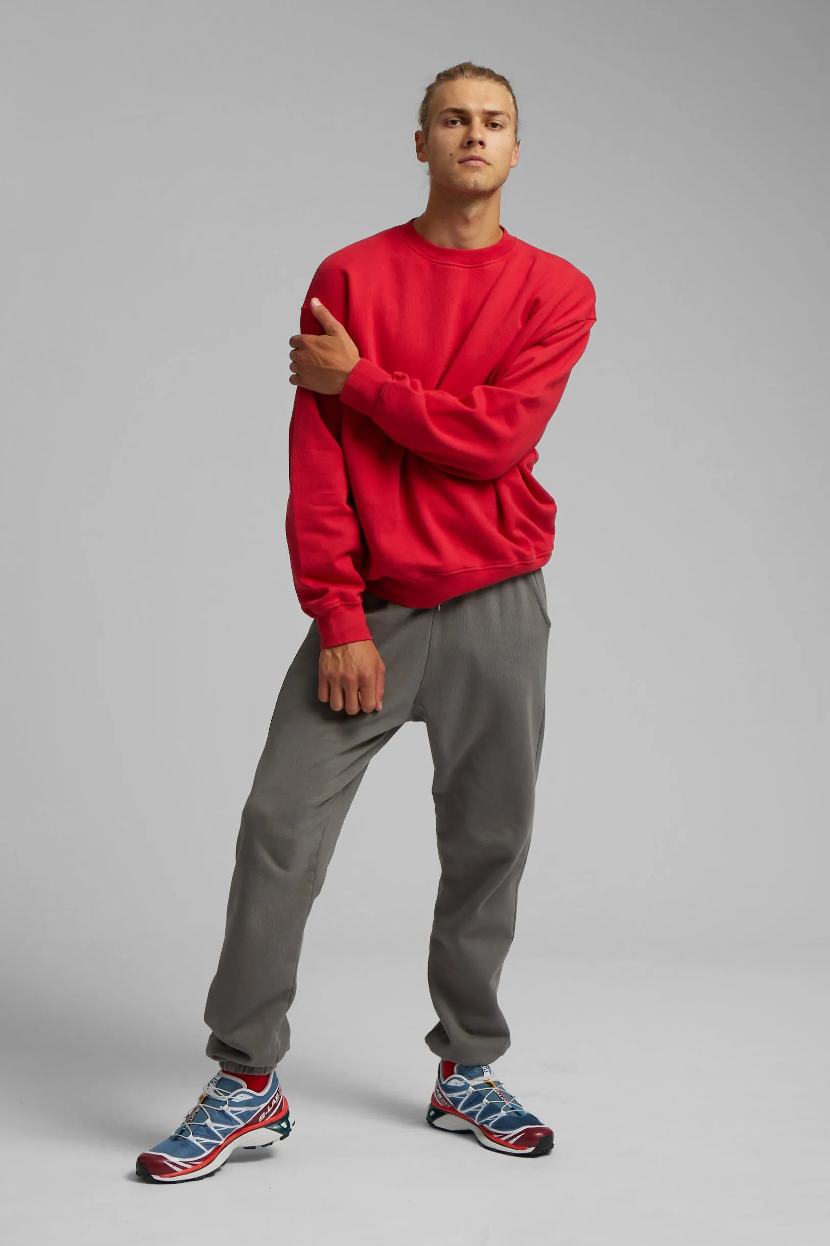 Organic Sweatpants - Light Aqua
