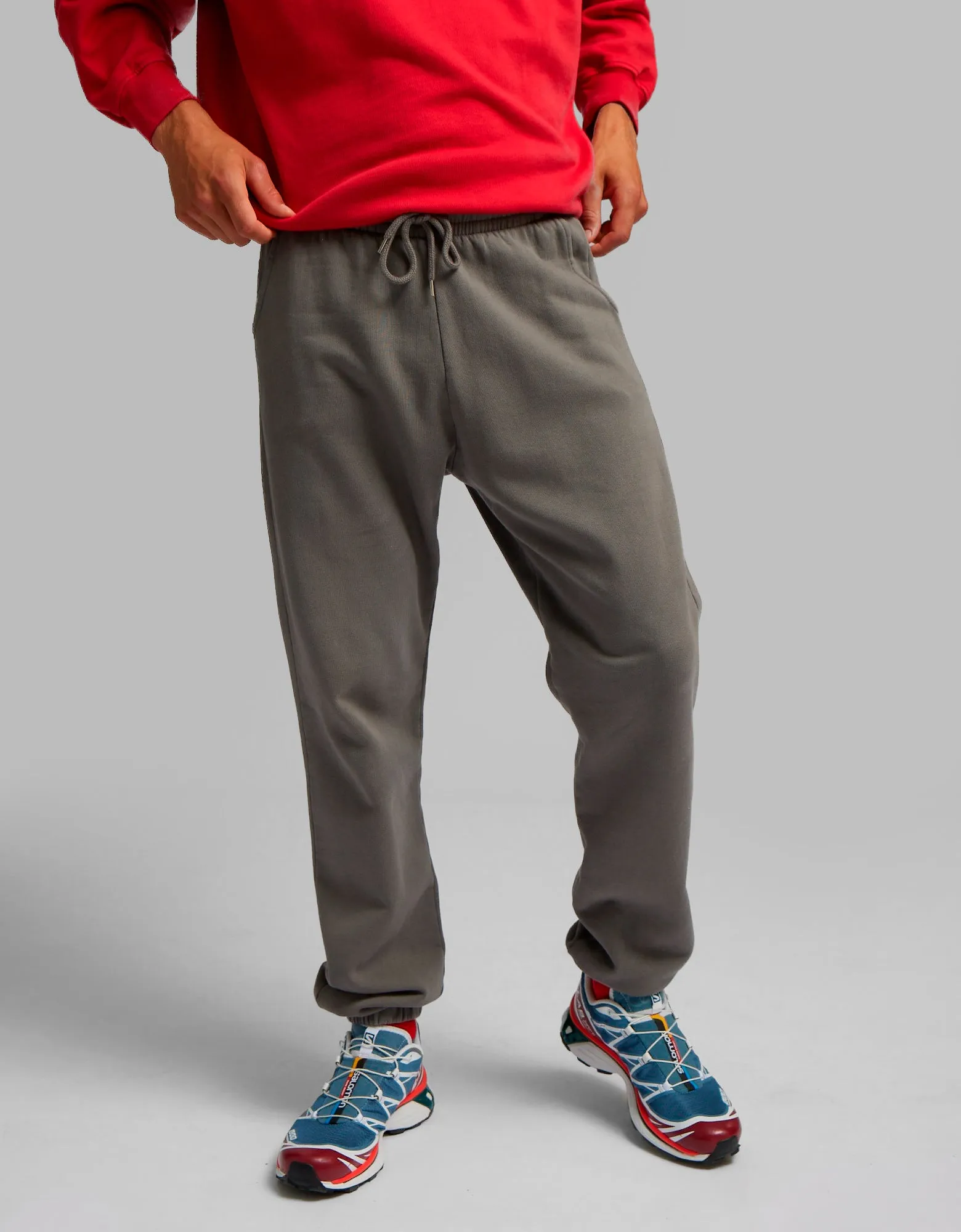 Organic Sweatpants - Light Aqua