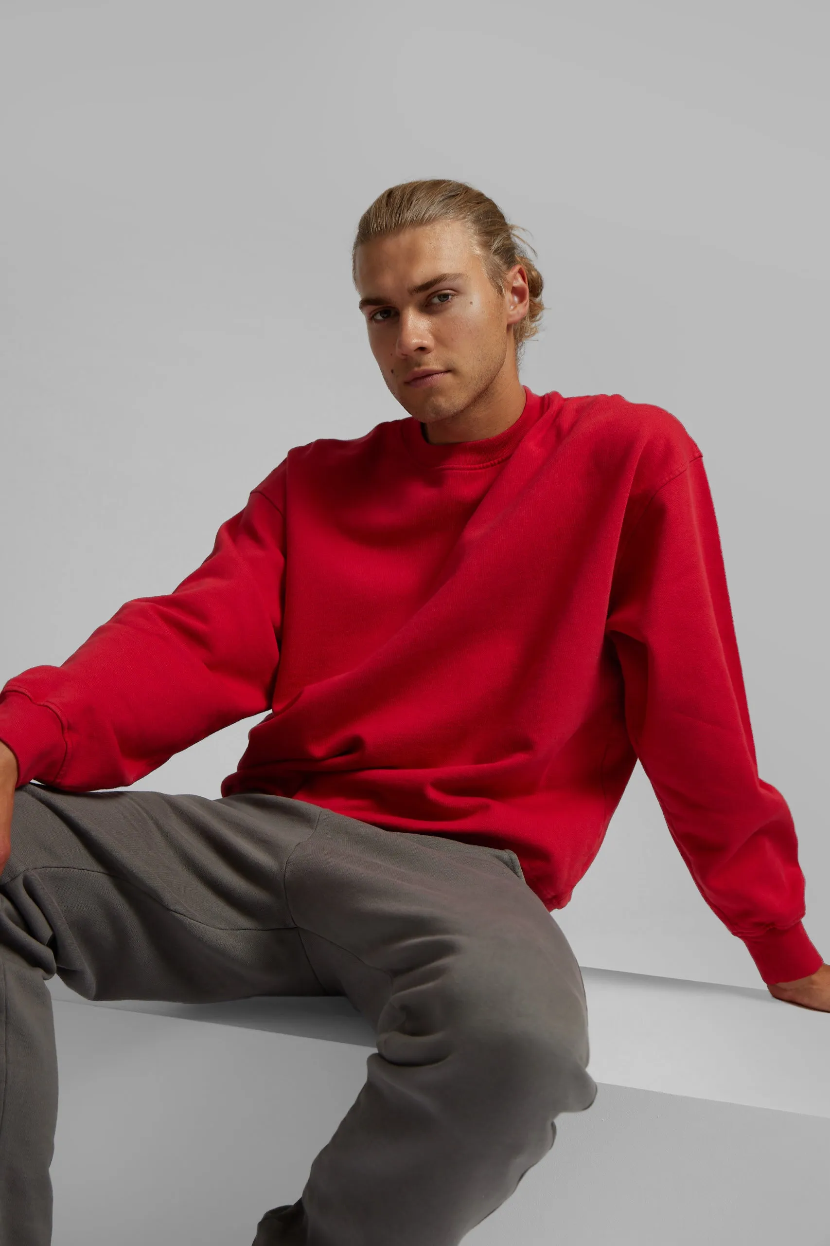 Organic Sweatpants - Light Aqua
