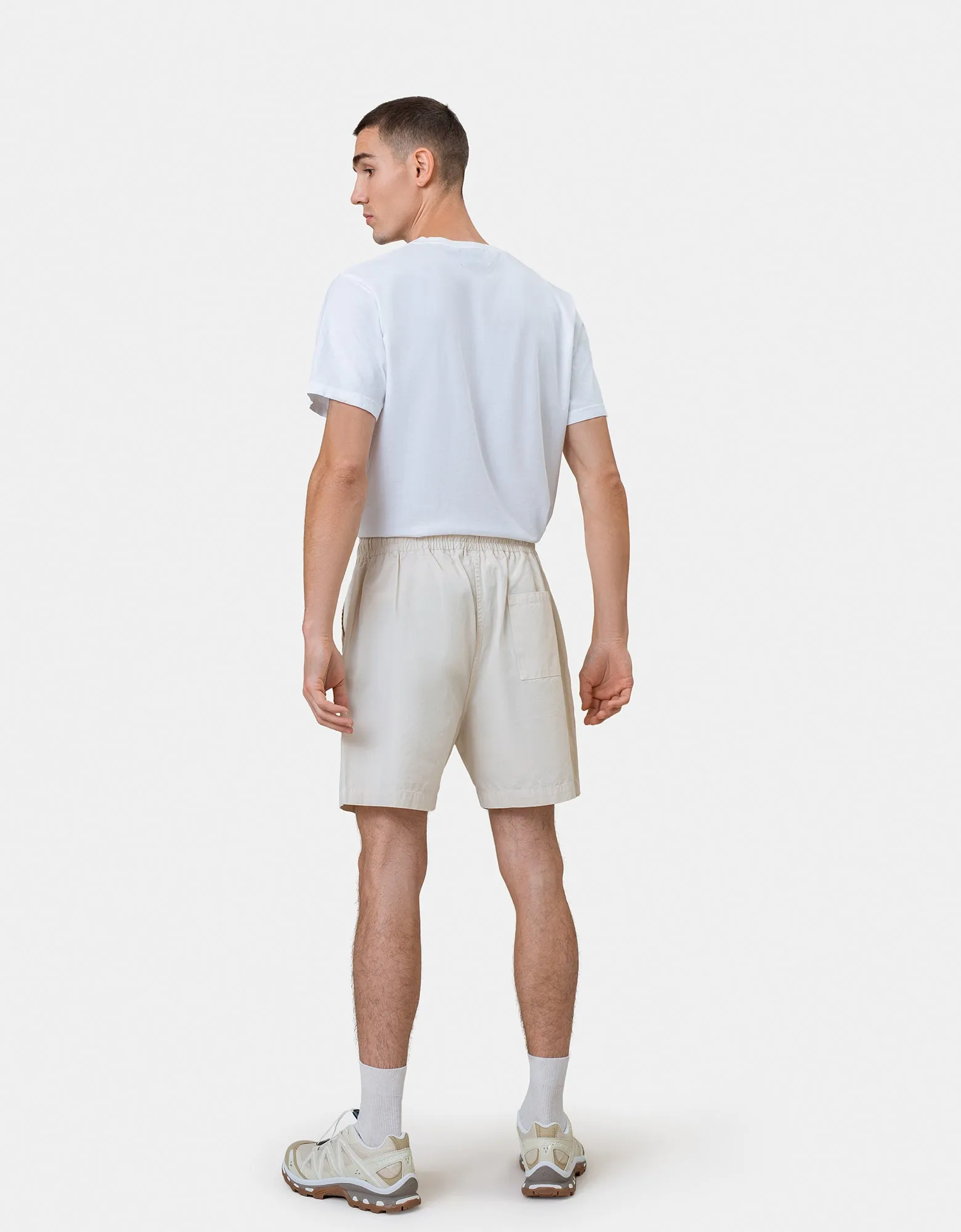 Organic Twill Shorts - Cloudy Grey