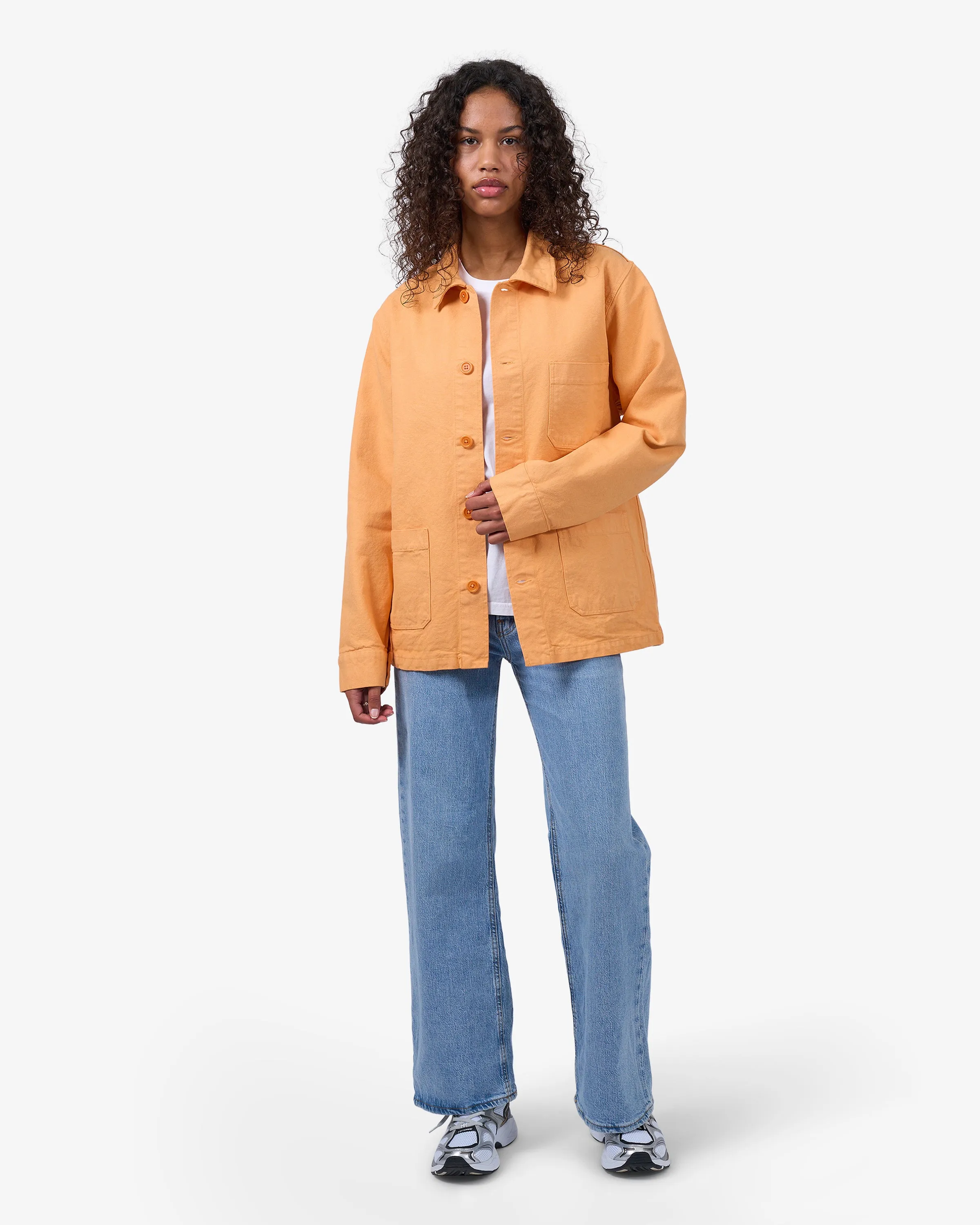 Organic Workwear Jacket - Sandstone Orange
