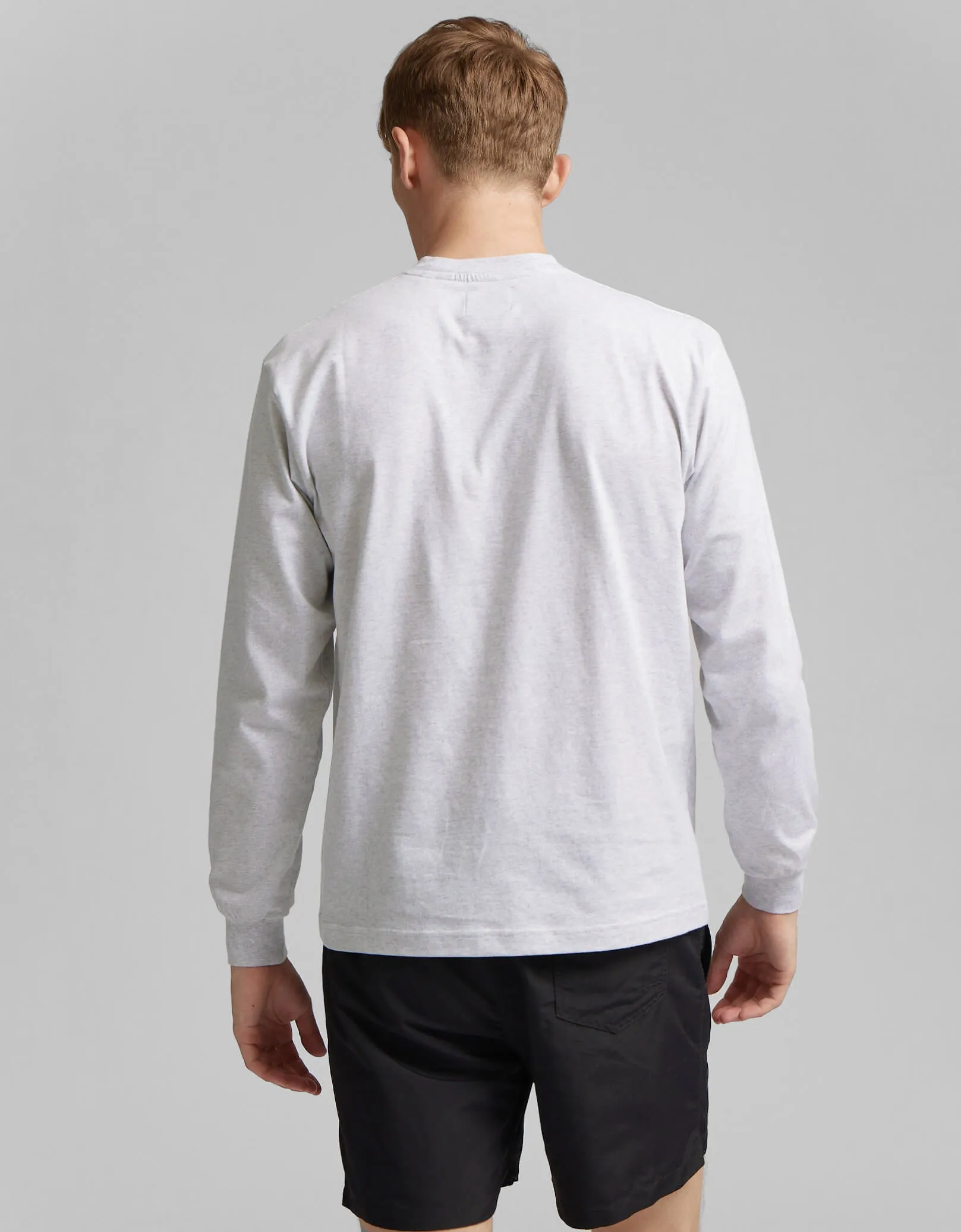 Oversized Organic LS T-shirt - Cedar Brown