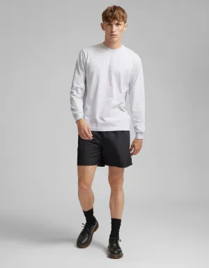 Oversized Organic LS T-shirt - Cedar Brown