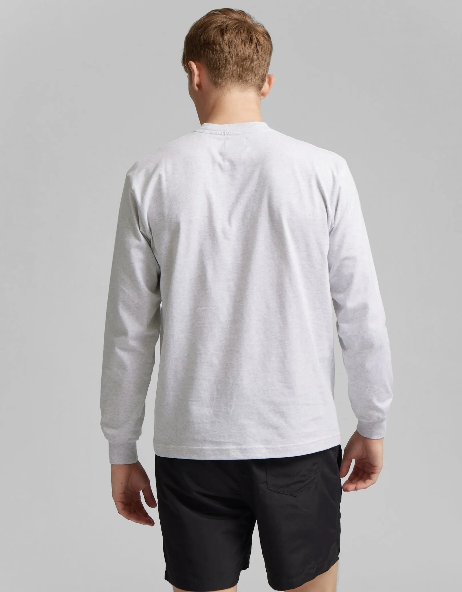 Oversized Organic LS T-Shirt - Magenta Blaze