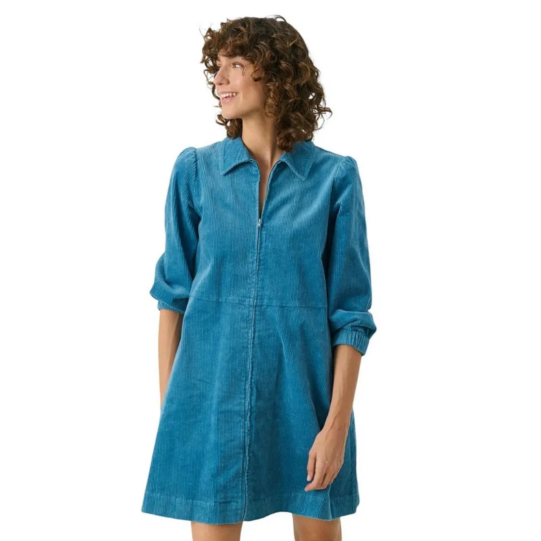 Part Two EyvorPW Cord Dress 30308117 Blue Heavan