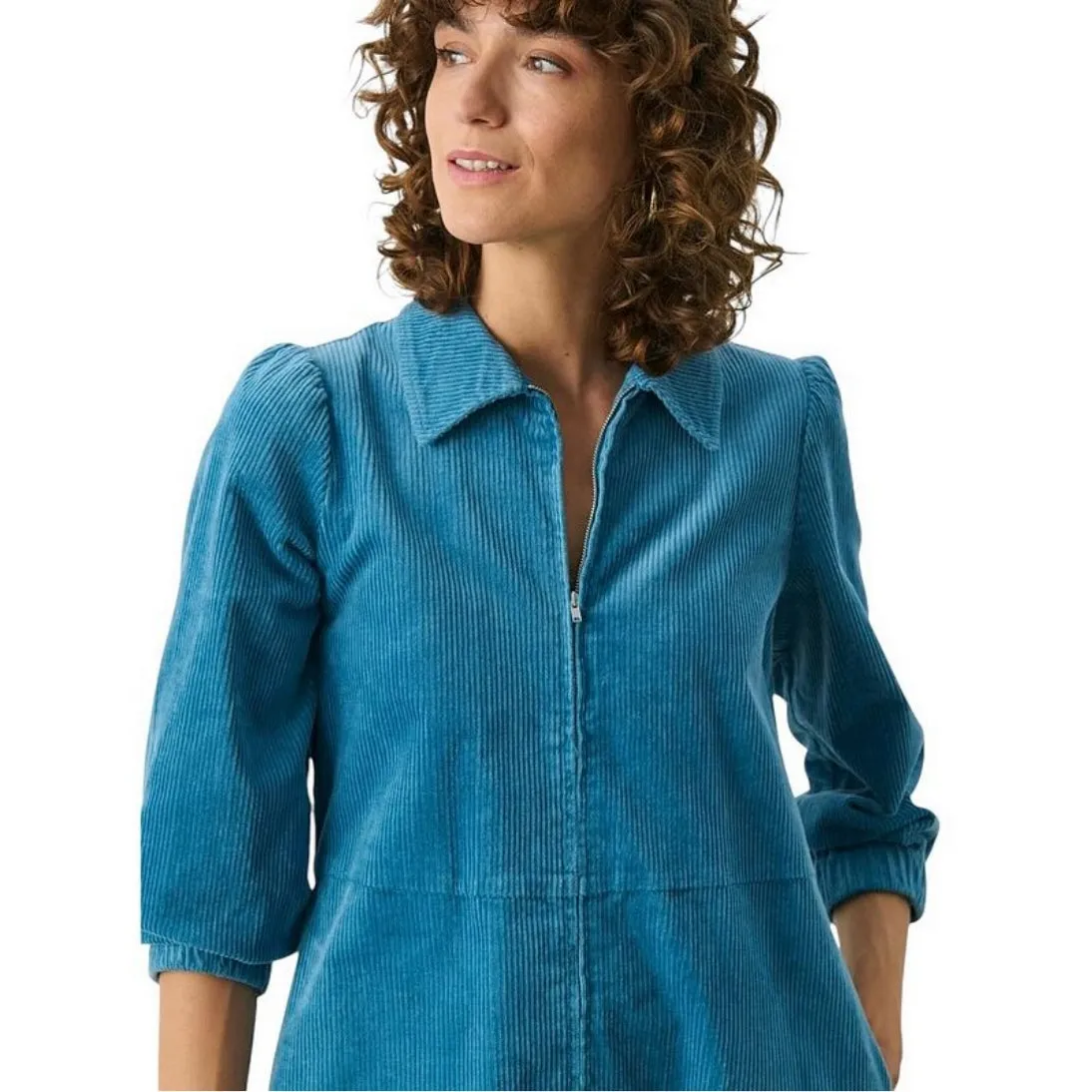 Part Two EyvorPW Cord Dress 30308117 Blue Heavan