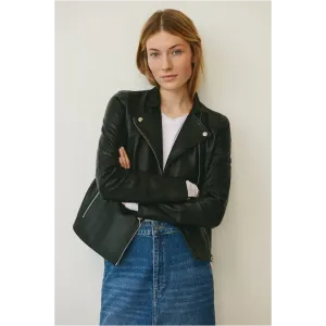 Part Two Francis Leather Jacket In Black 30305718