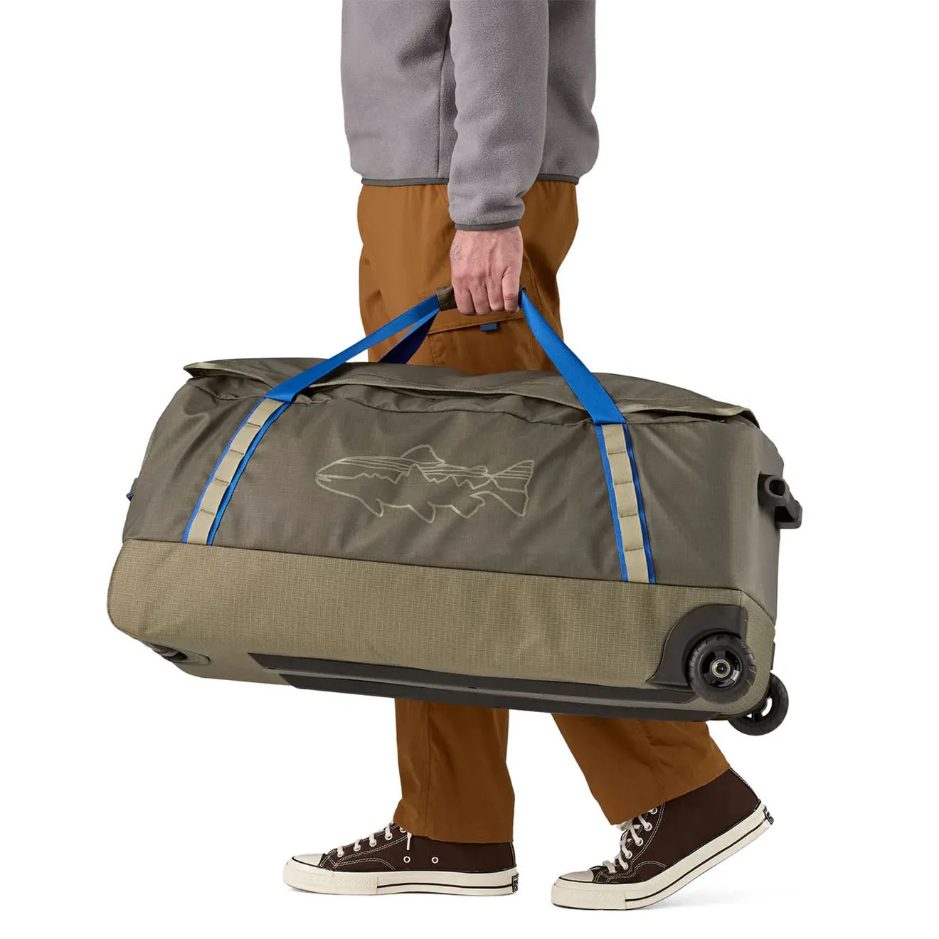 Patagonia Black Hole Wheeled Duffel 100L Basin Green