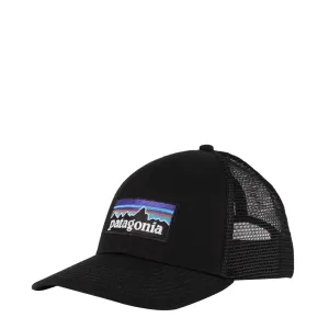 Patagonia P-6 Logo LoPro Trucker Hat Black