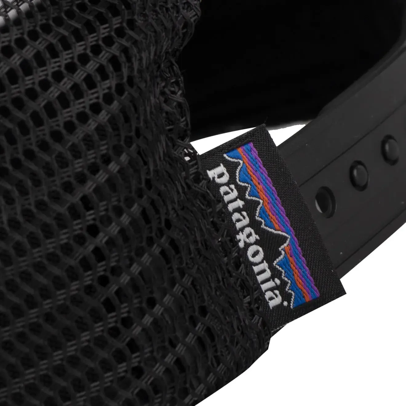 Patagonia P-6 Logo LoPro Trucker Hat Black