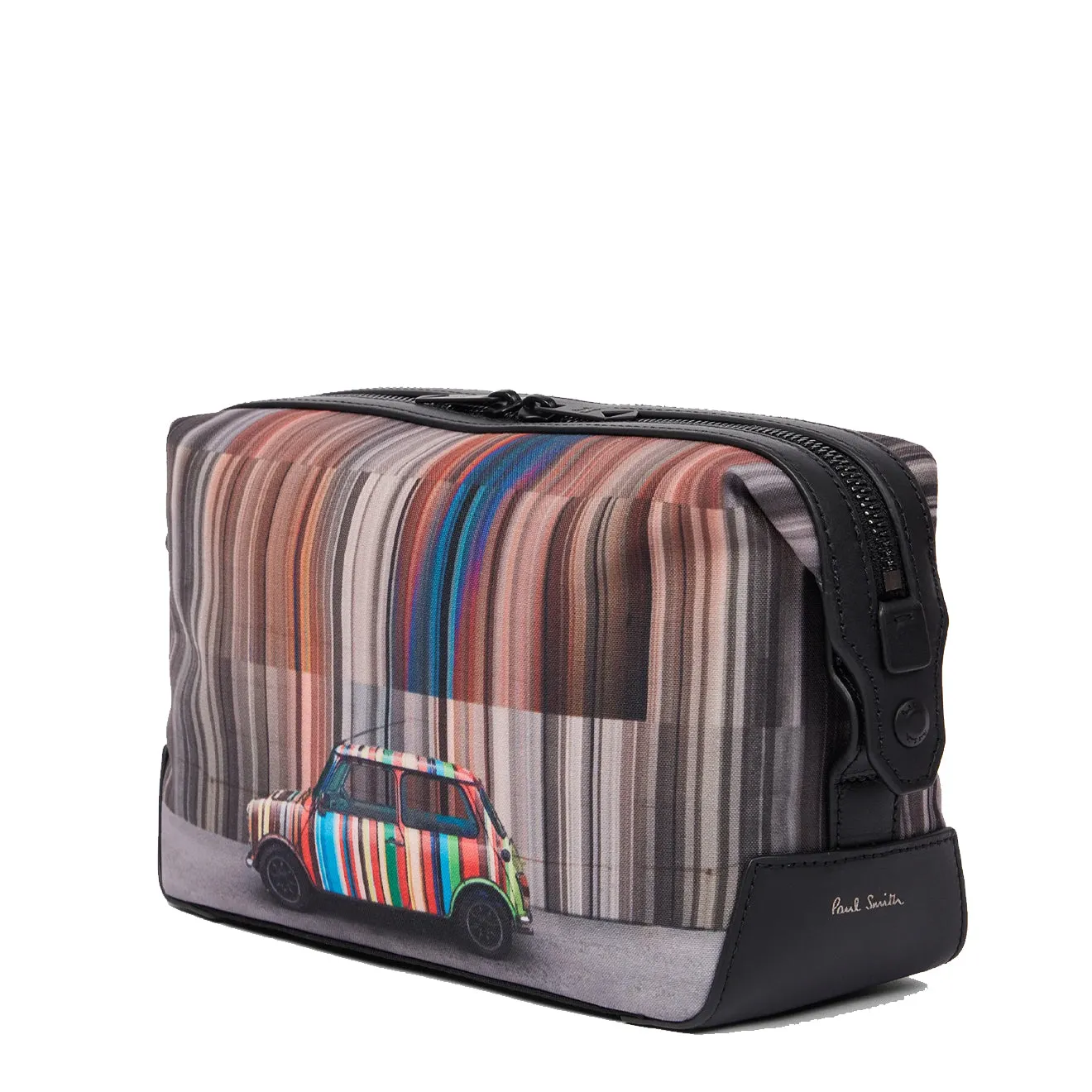 Paul Smith Mini Stripe Wash Bag Print