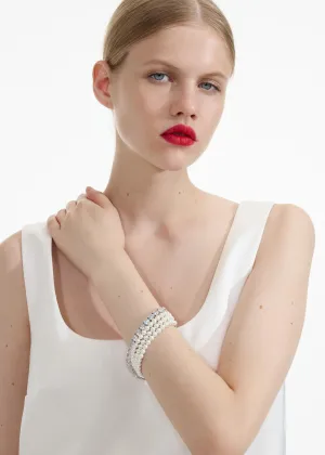 Pearl Diamante Bracelet Self Portrait