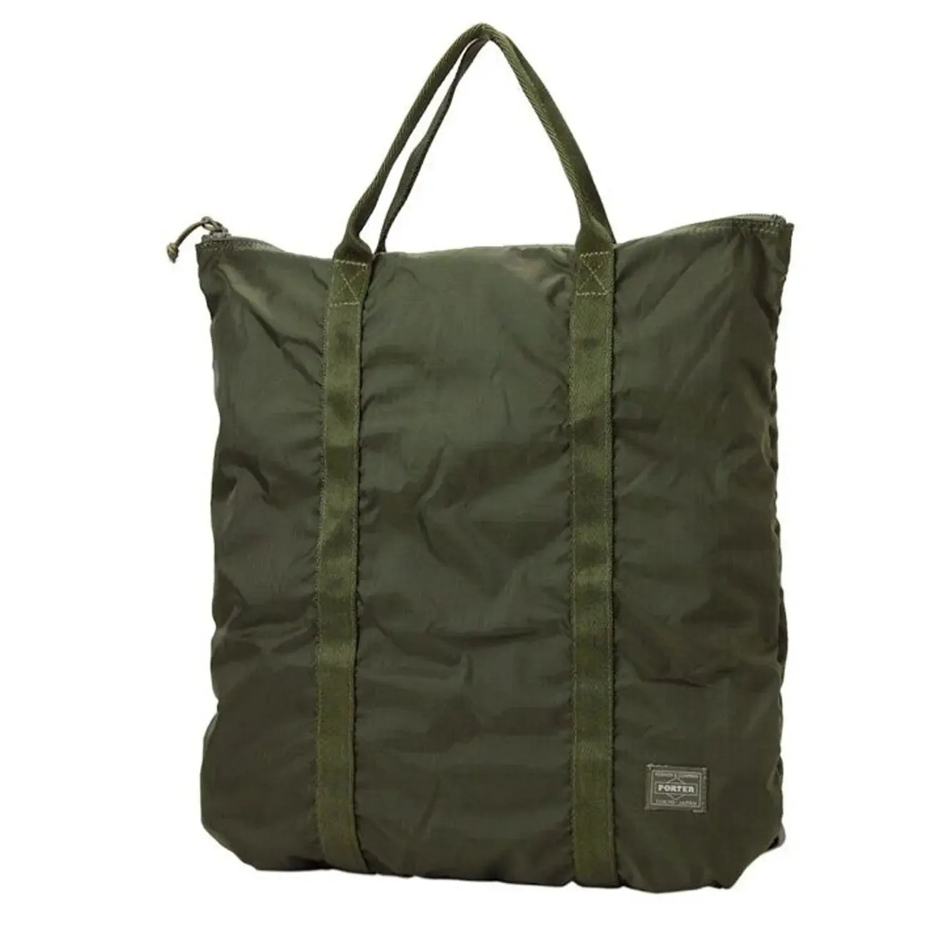 Porter-Yoshida and Co Flex 2-Way Tote Bag Olive Drab