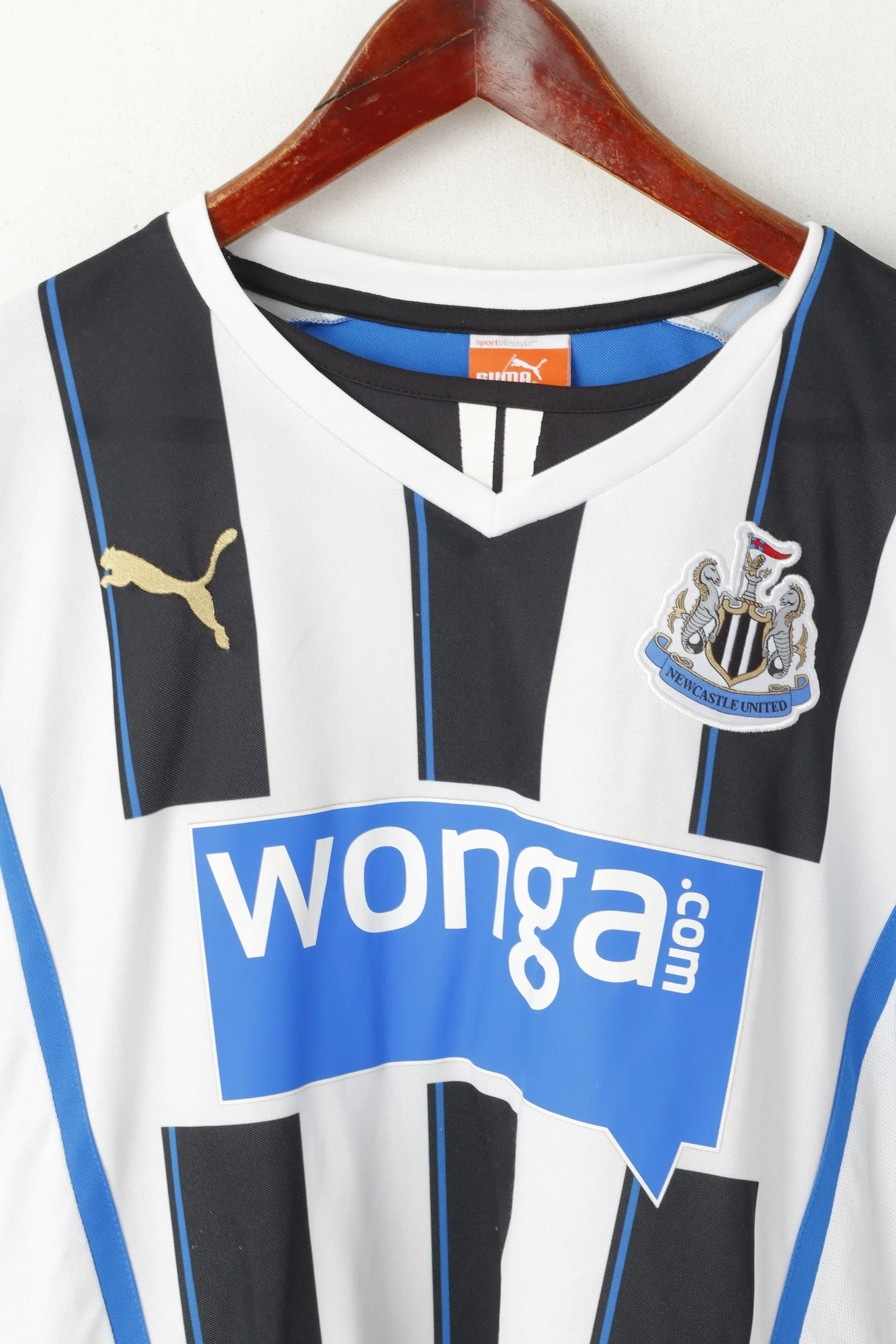 Puma Newcastle United Men S Shirt White Football Club Sportswear Jersey Top
