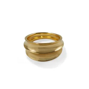 Rachel Entwistle Athena Chunky Ring Gold