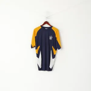 Rangers Official Product Men XL Shirt Navy Football Club Jersey Activewear Top