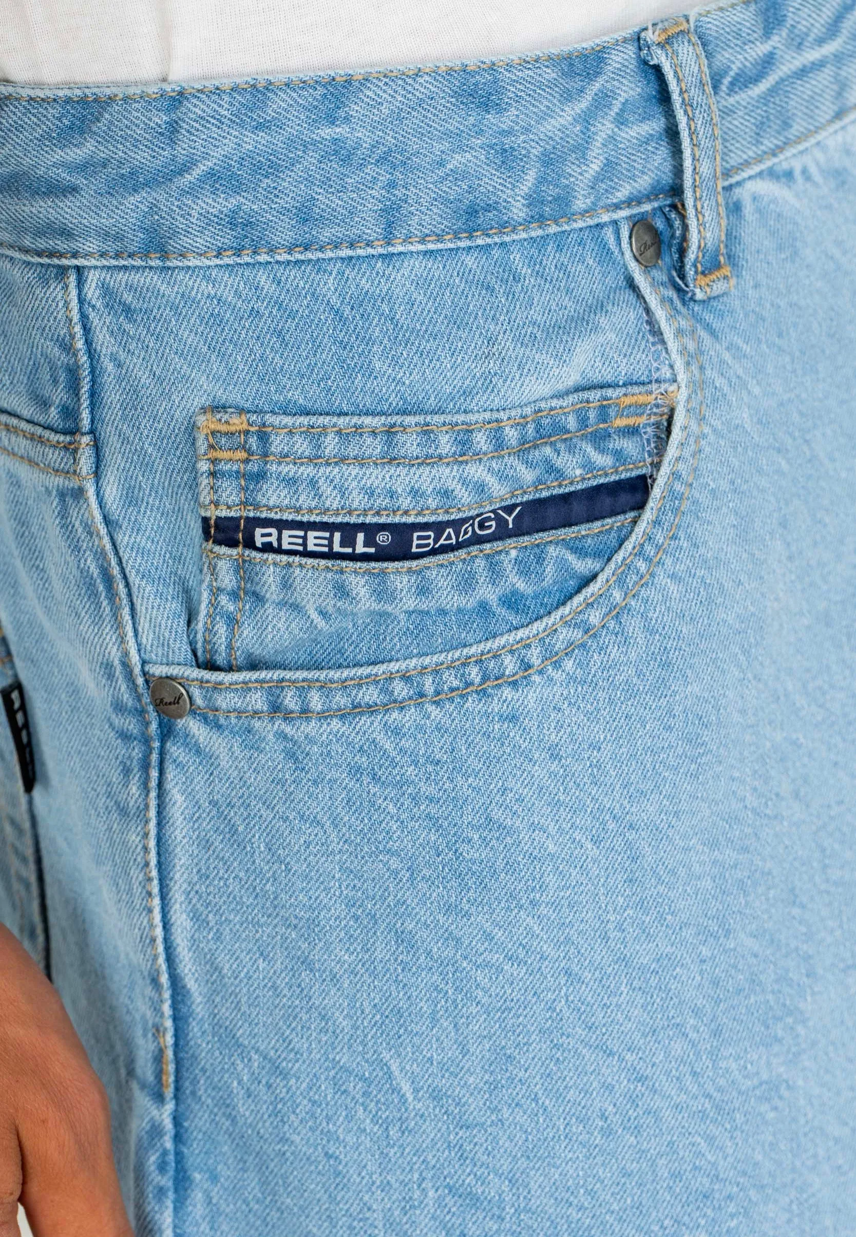 REELL - Baggy Worker Iconic Light Blue - Jeans