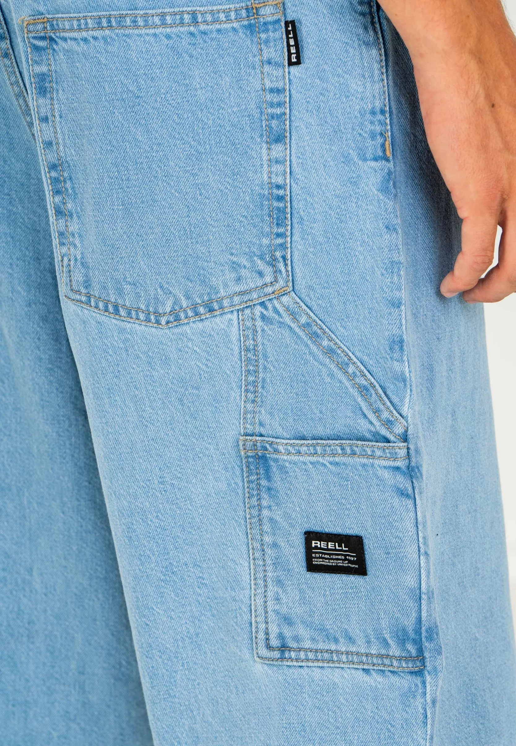 REELL - Baggy Worker Iconic Light Blue - Jeans