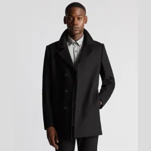 Remus Lochlan 3/4 Length Overcoat Black 90700