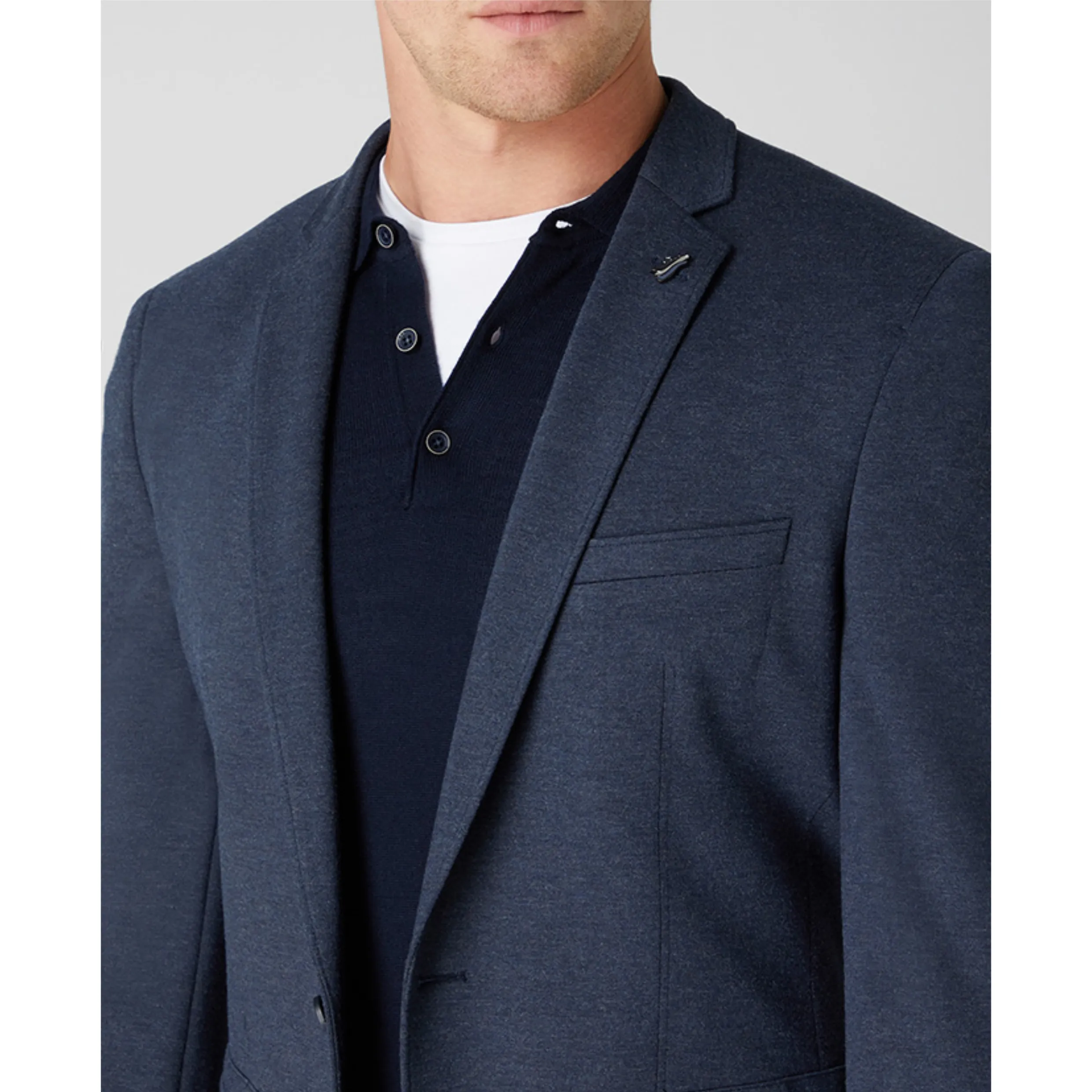 Remus Uomo Favian Jacket Dark Blue 12326