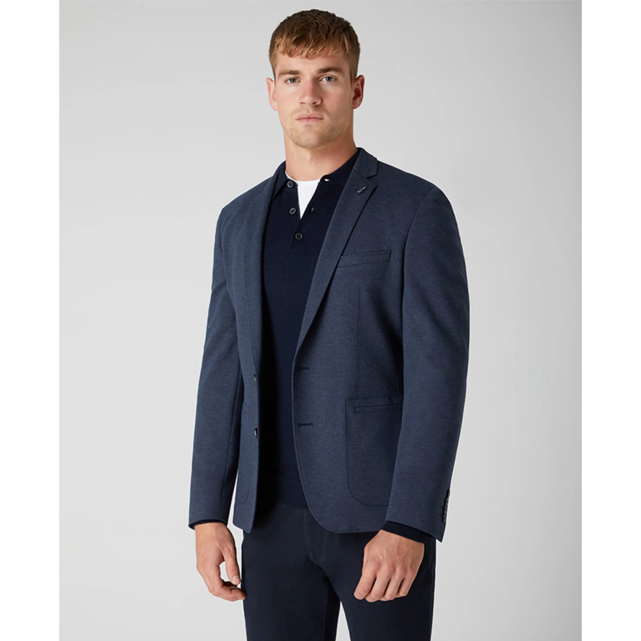 Remus Uomo Favian Jacket Dark Blue 12326