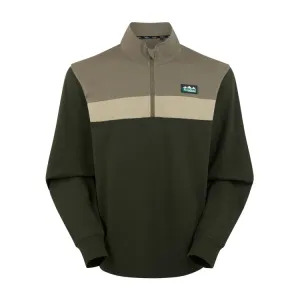 Ridgeline Backslider Rugby Top - Olive Multi