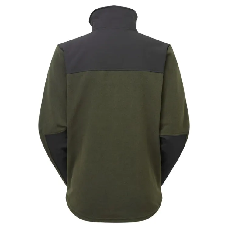 Ridgeline Hybrid Fleece Jacket - Olive/Black