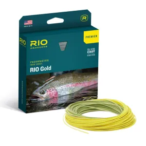 Rio Premier Gold Floating Fly Line - Moss/Gold