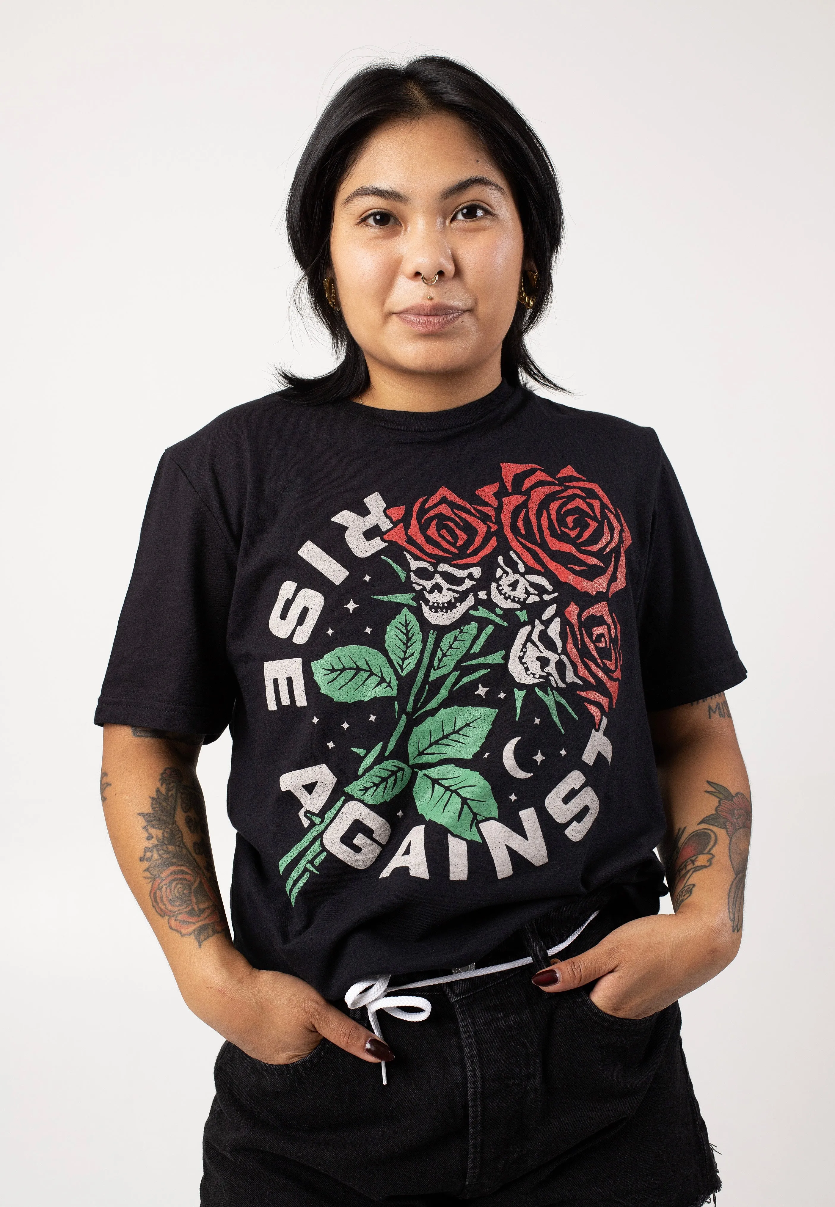 Rise Against - Skull Bouqet - T-Shirt