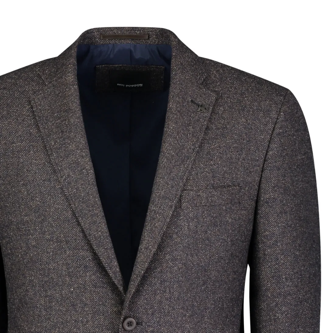 Roy Robson Sports Jacket Wool Silk Stretch 13530 Brown