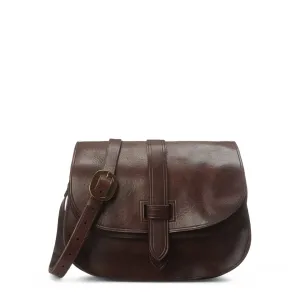 RRL By Ralph Lauren Leather Crossbody Bag Dark Brown