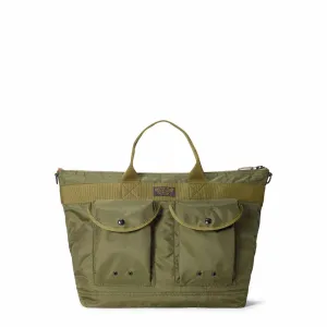 RRL by Ralph Lauren Nylon Canvas Utility Messenger Bag Olive Drab