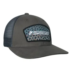 Sage Patch Trucker Cap - Brown Trout