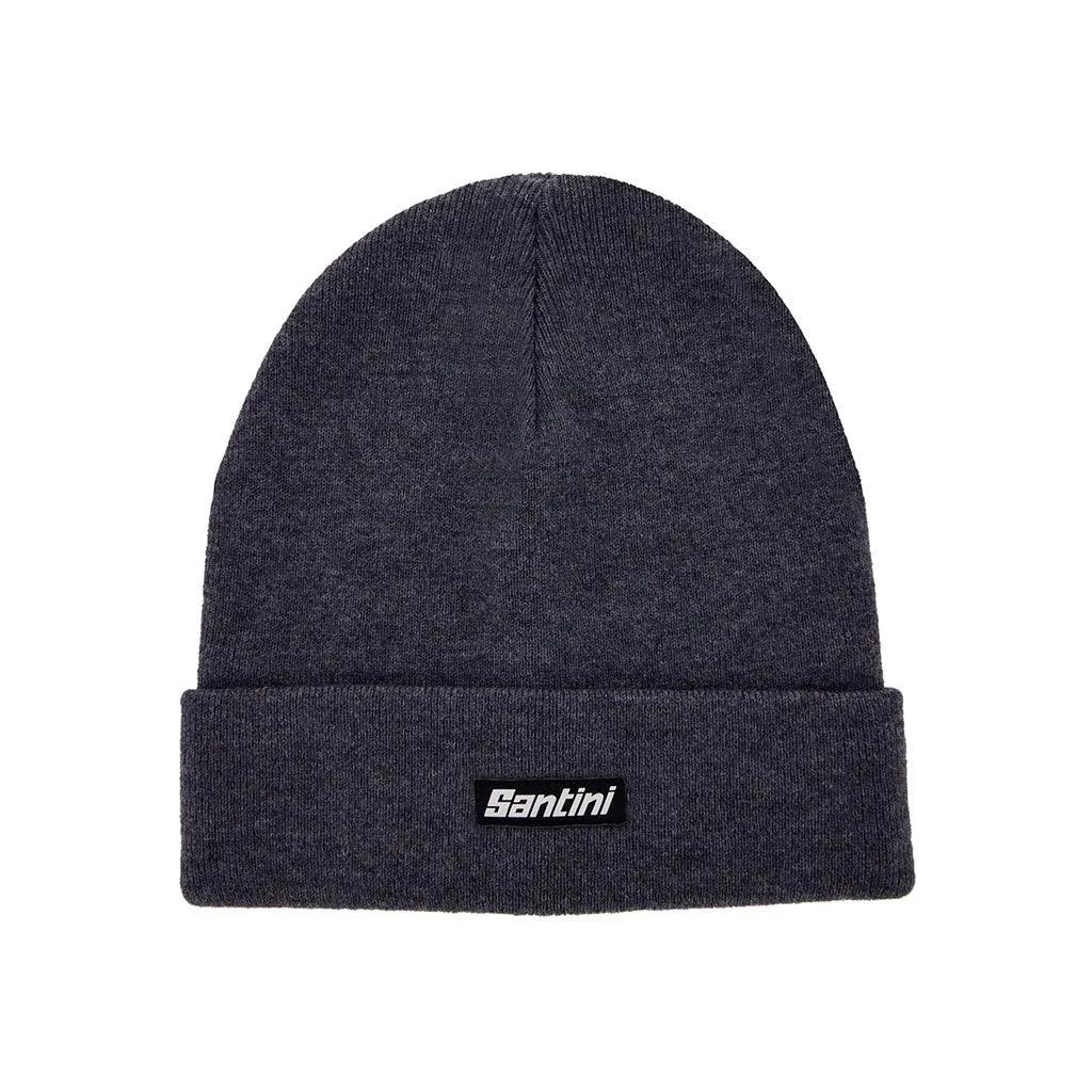 Santini Beani Wool Unisex Cycling Cap (Titanium)