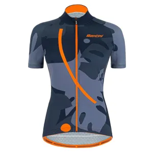 Santini Giada Maui Womens Cycling Jersey (Nautica Blue)