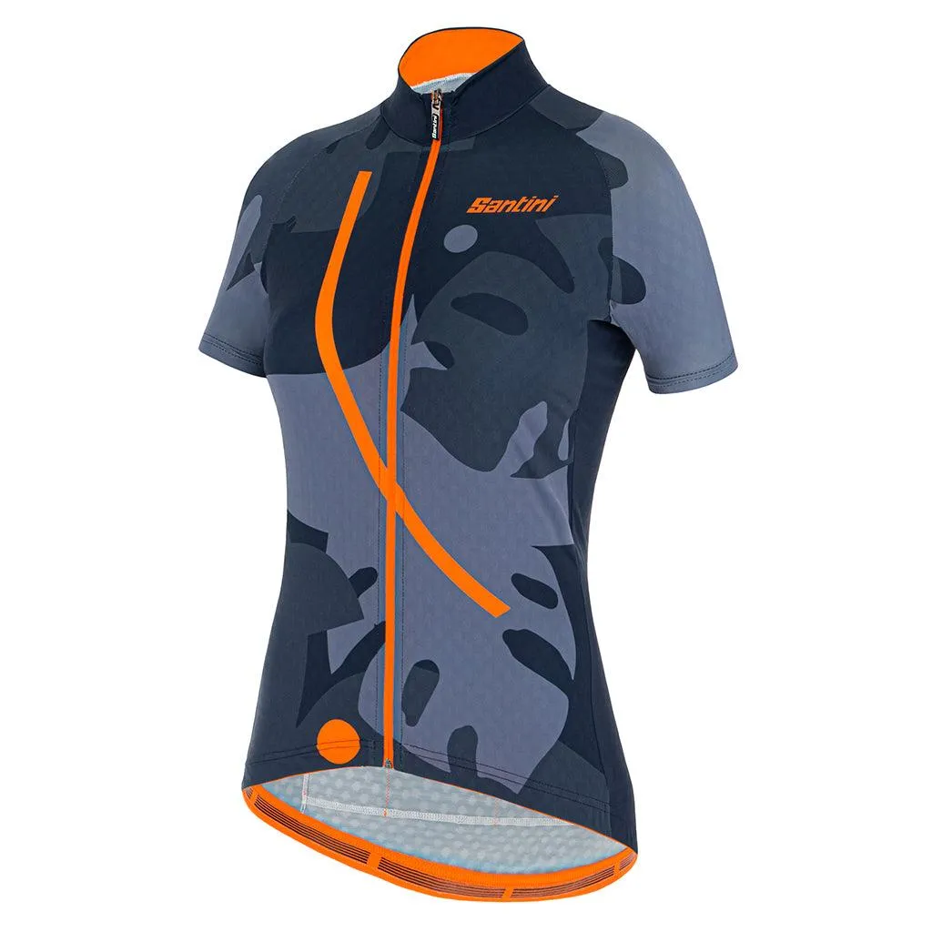 Santini Giada Maui Womens Cycling Jersey (Nautica Blue)