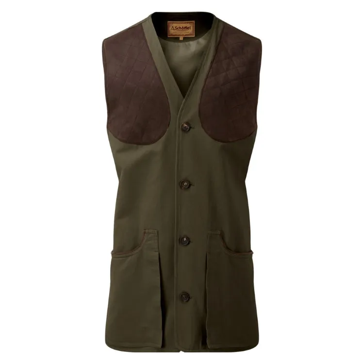 Schoffel All Season Shooting Vest - Dark Olive