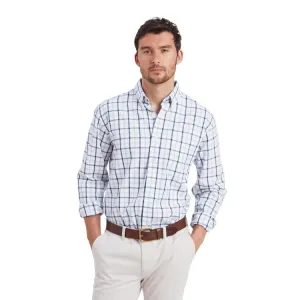 Schoffel Brancaster Shirt - Imperial Blue Check