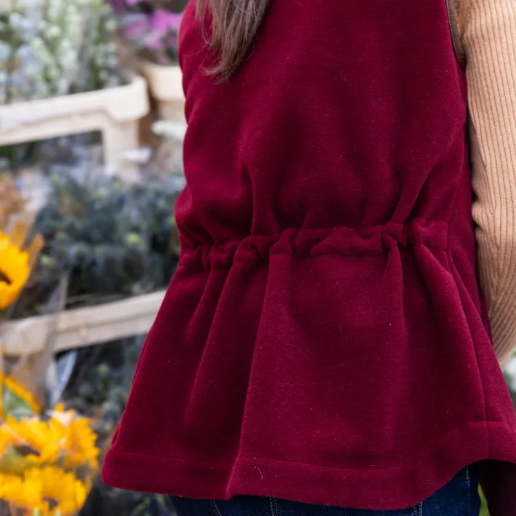 Schoffel Ladies Lyndon Fleece Gilet - Claret