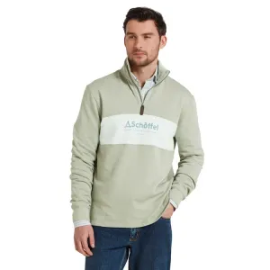Schoffel Trencom 1/4 Zip Sweatshirt - Aqua Grey/Blue Water